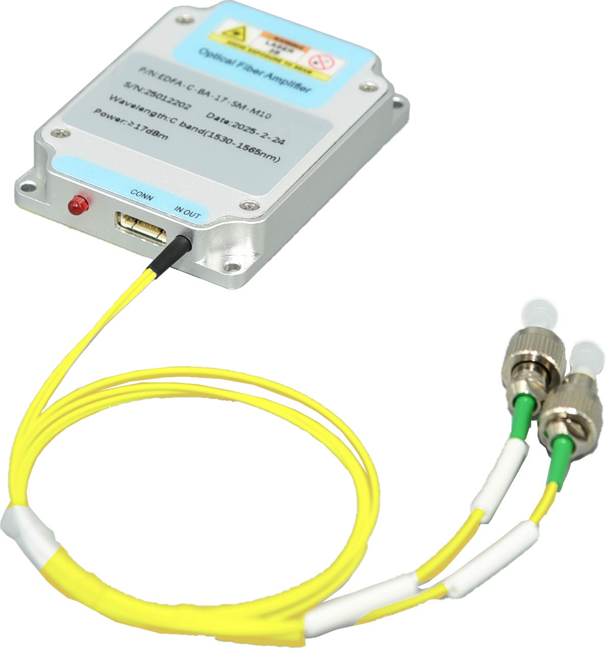 C波段掺铒光纤功率放大器微型模块