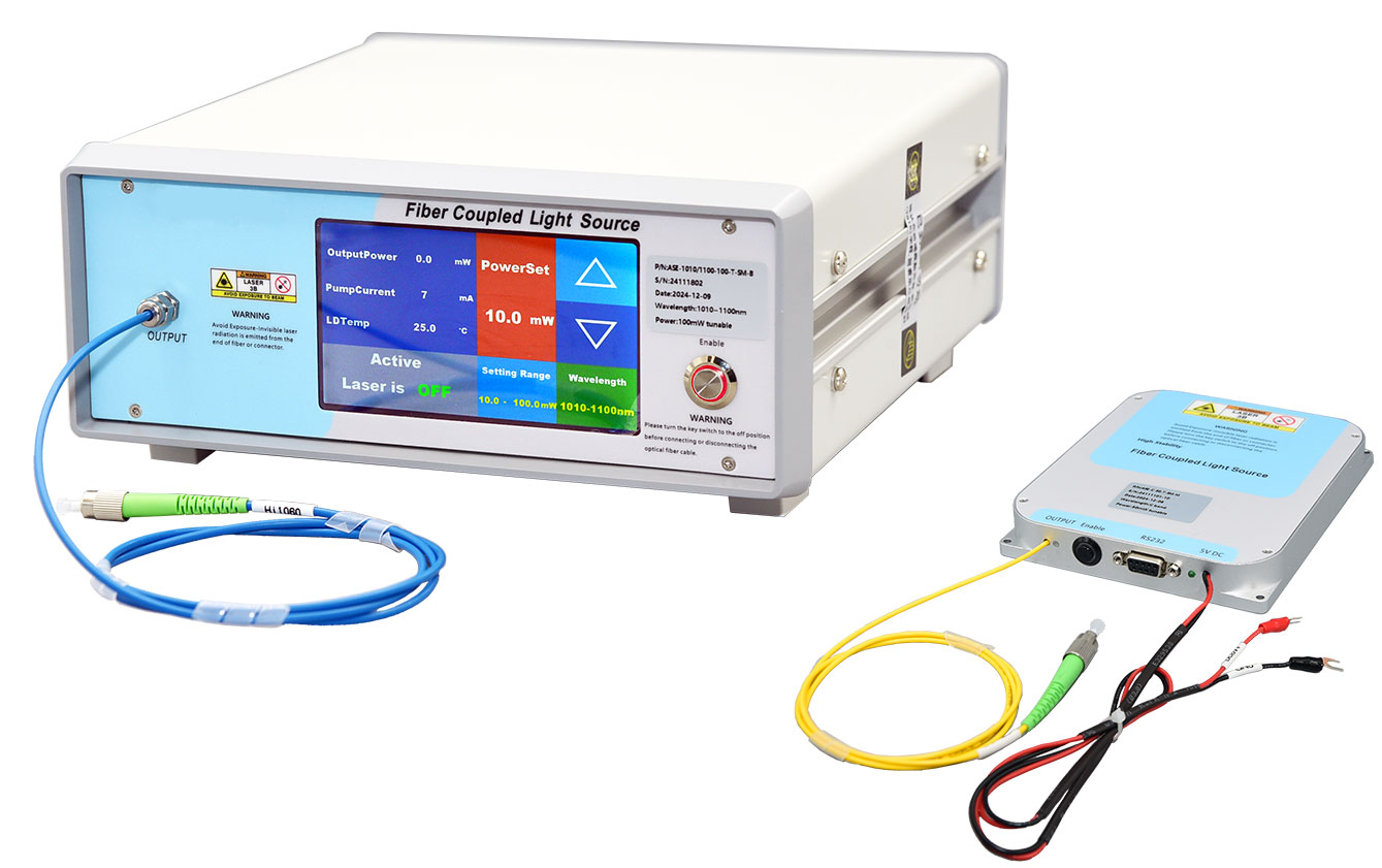 1010~1100nm波段ASE宽带光源