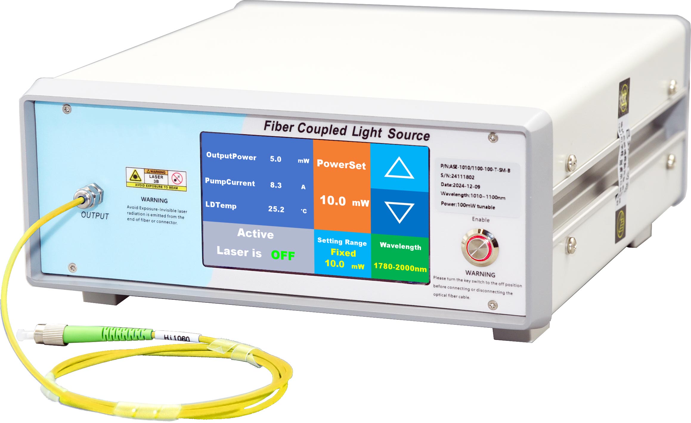 1550/1560nm波段飞秒激光器(低光功率)