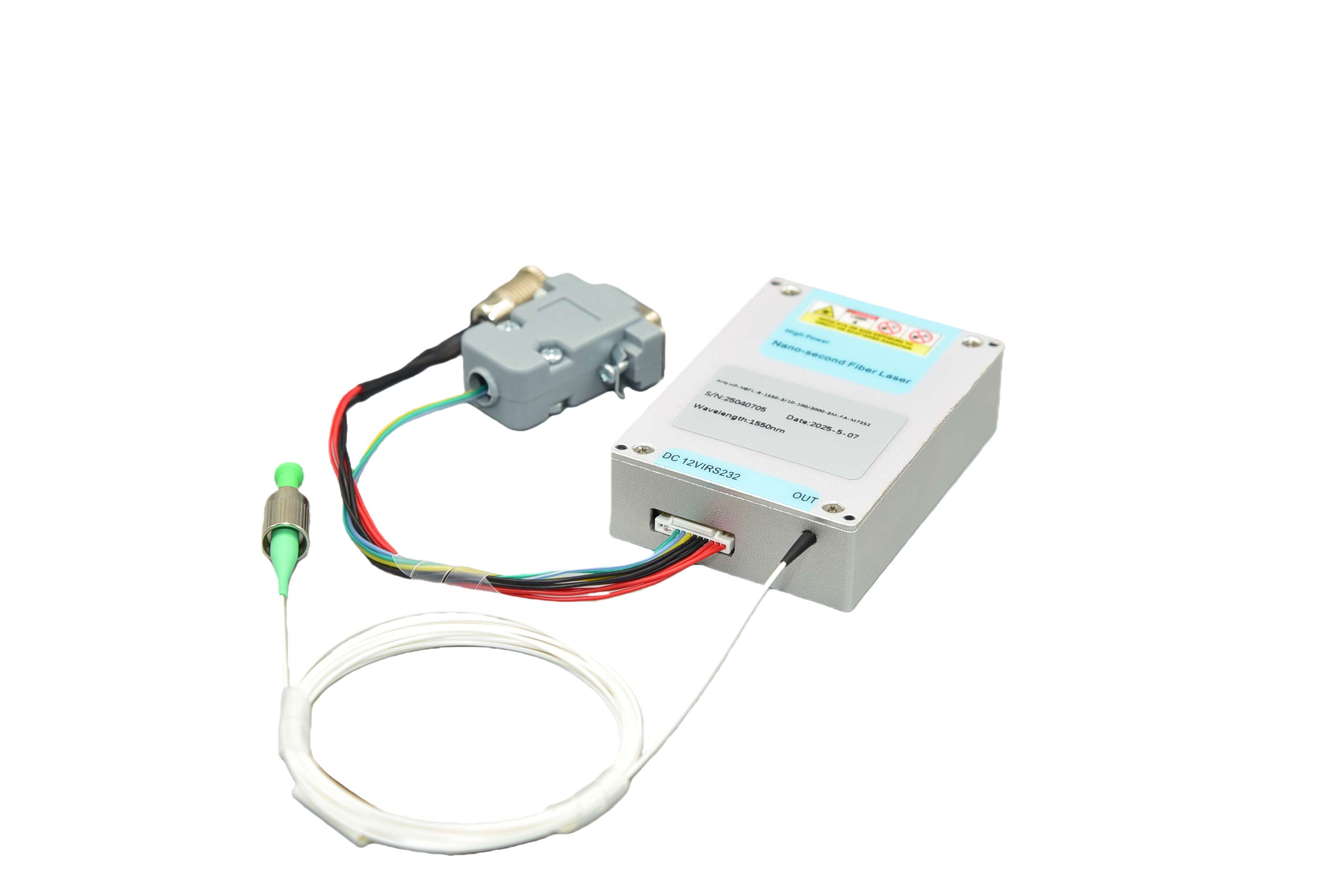 1550nm波段高功率纳秒激光器(高频率小尺寸模块)