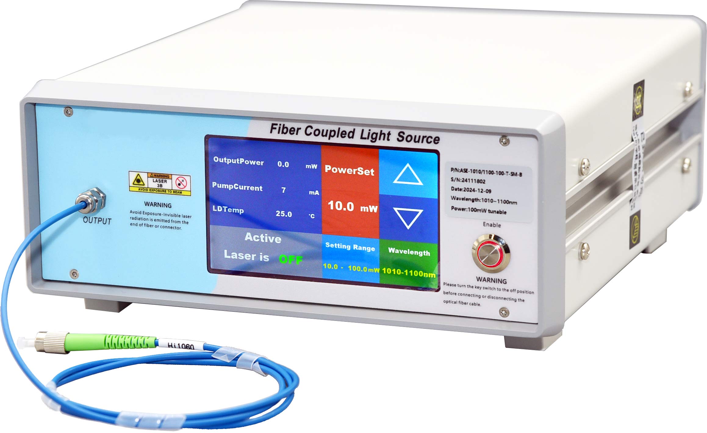 980nm波段ASE宽带光源