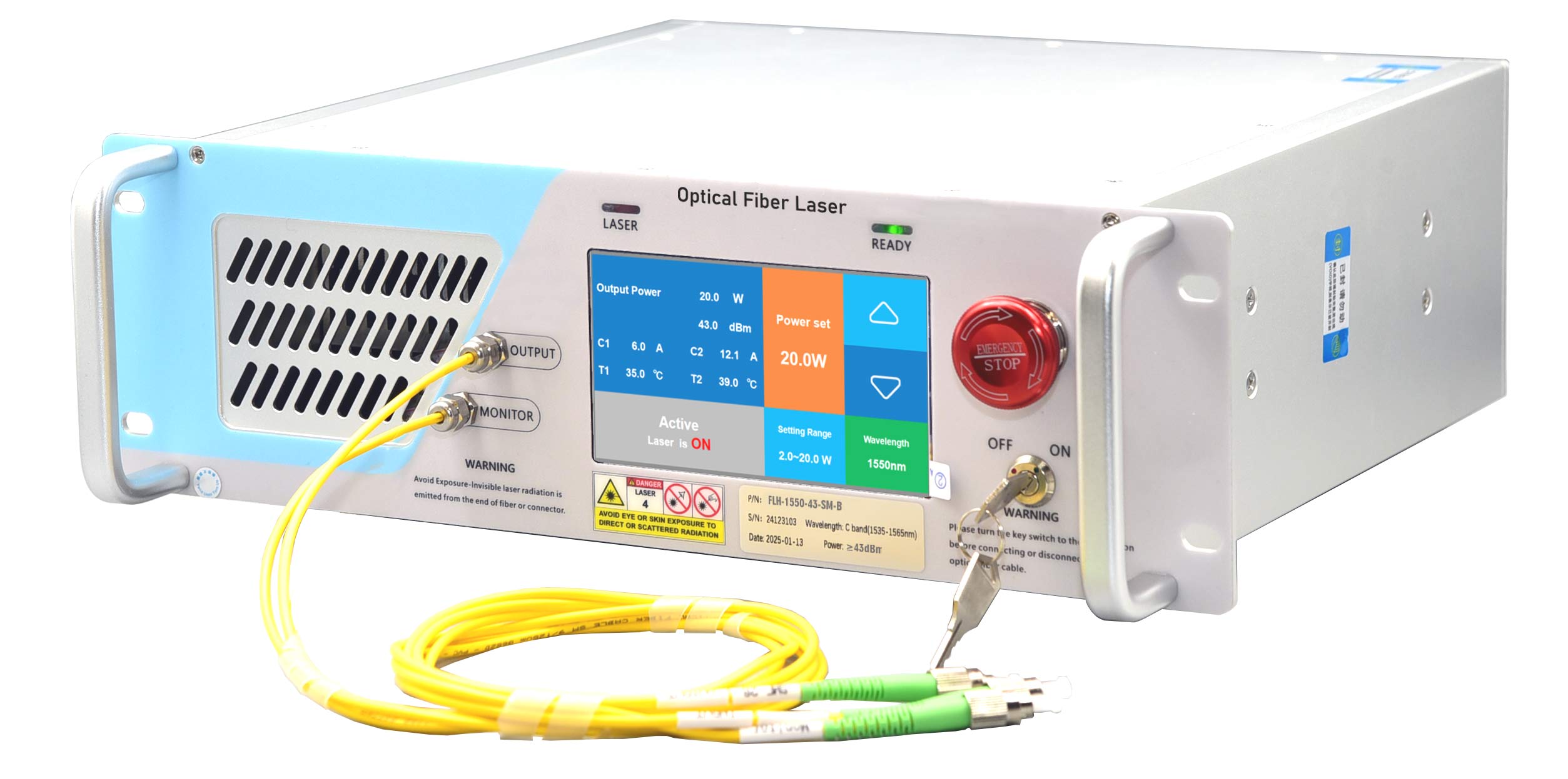 C+L超扩展波段ASE宽带光源